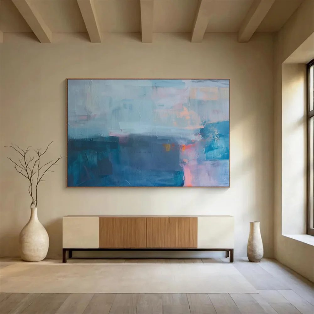 Acrylic Original Mist Corners Bedroom Abstract Artwork 7Q94M